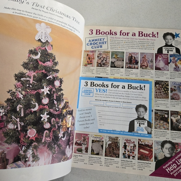 Old-Time Crochet Magazine Winter 2000 Vtg - Picture 6 of 7